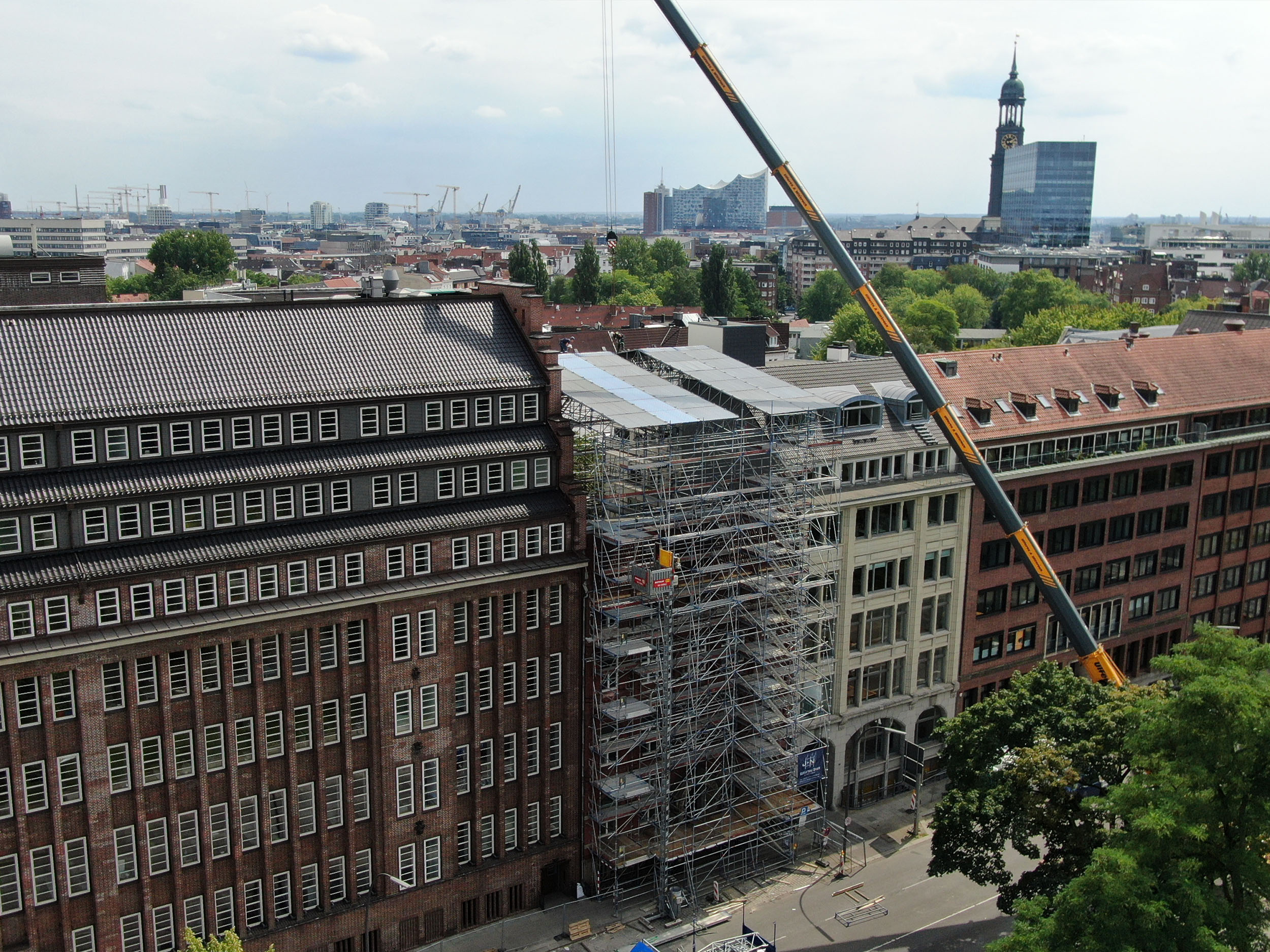 Gebäudeaufstockung Holstenwall 6, Hamburg
